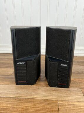 Bose Acoustimass Speaker System Pair of SE-5 Black Shelf Wall Speakers